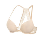 Women's T-shirt Racerback Bra Blush Beige