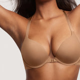 Women's T-shirt Racerback Bra Gravel Beige