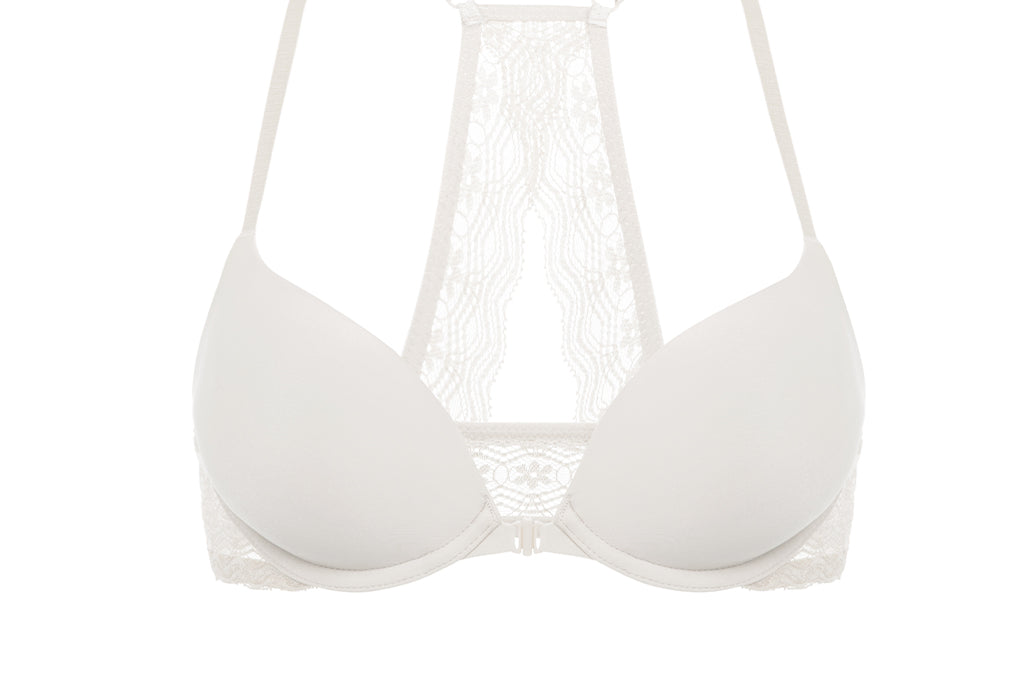 Women's T-shirt Racerback Bra Blush Beige