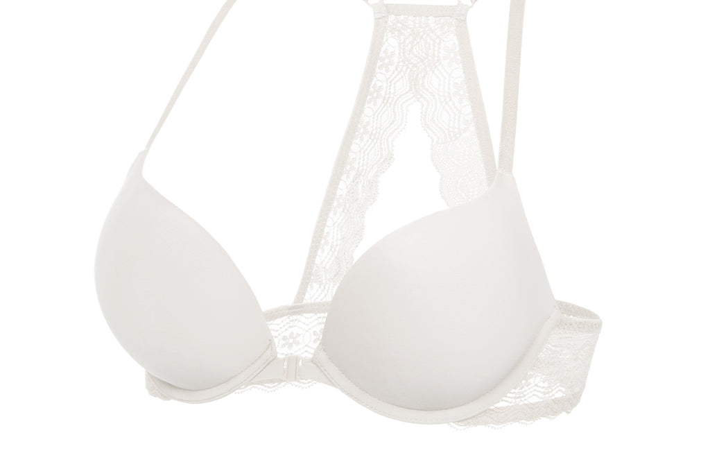 Women's T-shirt Racerback Bra Blush Beige