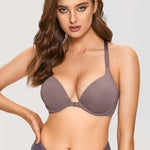 Women's T-shirt Racerback Bra Blush Beige