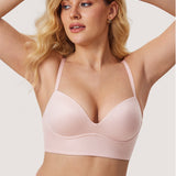 Women's T-shirt Push Up Bra Gentle Rose