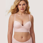 Women's T-shirt Push Up Bra Gentle Rose