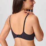 Women's Lace Balconette Underwire Bra Black @model_info:ESA2