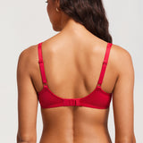 Women's Sexy Mesh Underwire Balconette Bra Black