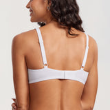 Women's Underwire Balconette Bra White