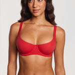 Women's Underwire Balconette Bra White