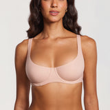 Women's Underwire Balconette Bra White