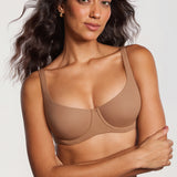Women's Underwire Balconette Bra White