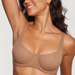 Women's Underwire Balconette Bra White