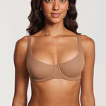 Women's Underwire Balconette Bra White
