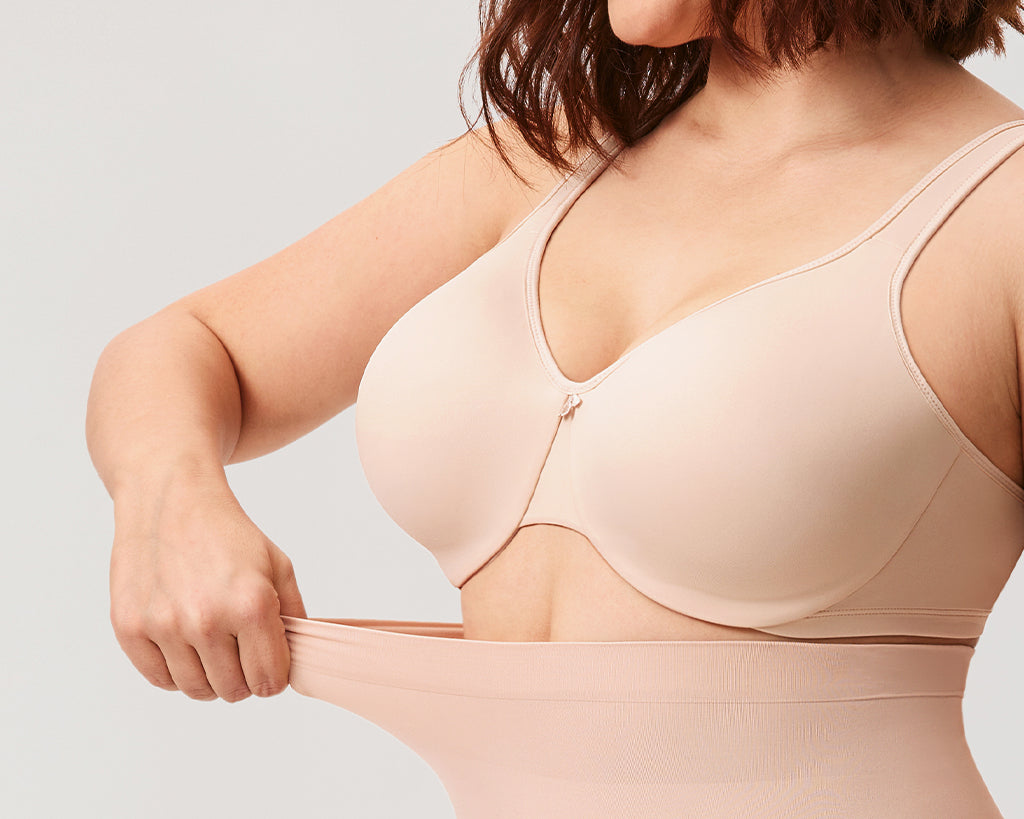 Women's High Waisted Shapewear Short Beige