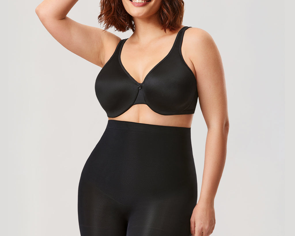Women's High Waisted Shapewear Short Black
