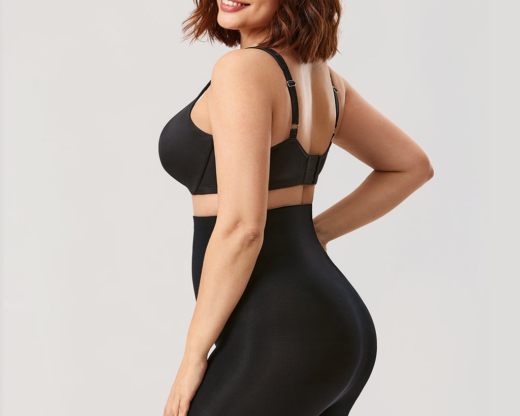 Women's High Waisted Shapewear Short Black