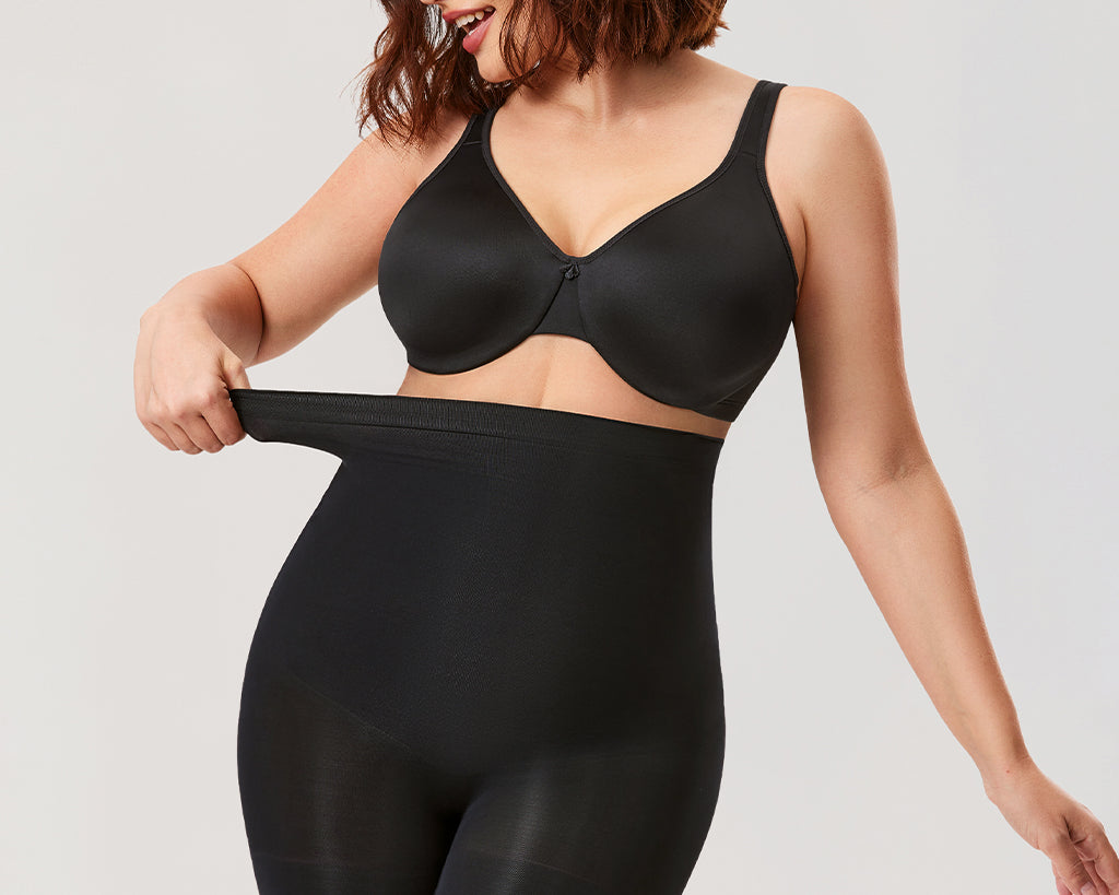 Women's High Waisted Shapewear Short Black