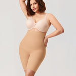 Women's High Waisted Shapewear Short Beige