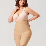Women's High Waisted Shapewear Short Beige