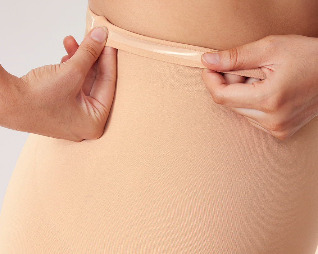 Women's High Waisted Shapewear Short Soft Tan