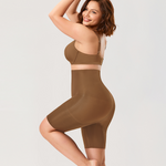 Women's High Waisted Shapewear Short Soft Tan