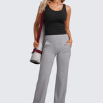 CRZ YOGA Women's Double Lined Tank Top French Navy