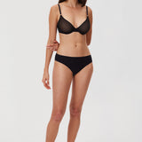 Women's Mesh Plunge Bra Coconut White