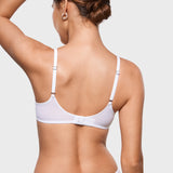 Women's Mesh Plunge Bra White