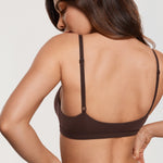 Women's Soft Triangle Bralette Hazelnut