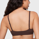 Women's Inbarely® Soft Deep V Triangle Bralette Hazelnut