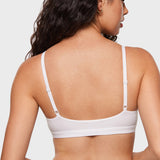 Women's Inbarely® Soft Deep V Triangle Bralette Snow White