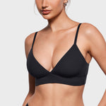Women's Inbarely® Outwear Longline Triangle Bralette Black