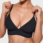 Women's Inbarely® Outwear Longline Triangle Bralette Black