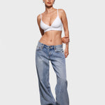 Women's Inbarely® Outwear Longline Triangle Bralette White