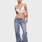 Women's Inbarely® Outwear Longline Triangle Bralette White