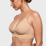 Women's Inbarely® Outwear Longline Triangle Bralette Warm Beige