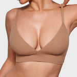 Women's Inbarely® Outwear Longline Triangle Bralette Gravel Beige