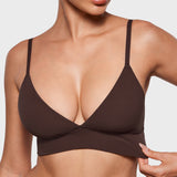 Women's Inbarely® Outwear Longline Triangle Bralette Hazelnut