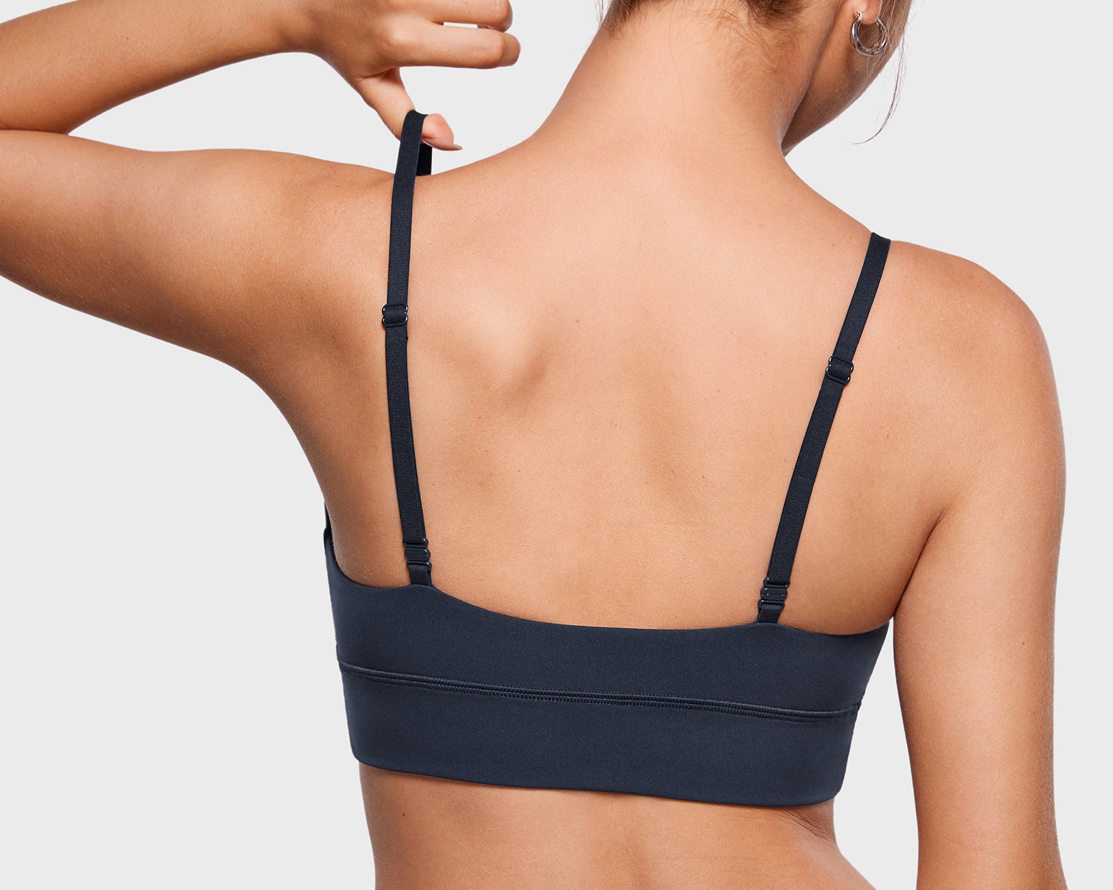 Women's Inbarely® Outwear Longline Triangle Bralette Deep Ocean Blue