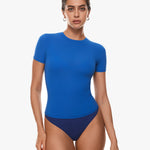 Women's Single Layer Basic Short Sleeve Top - Crew Neck Orchid Hush