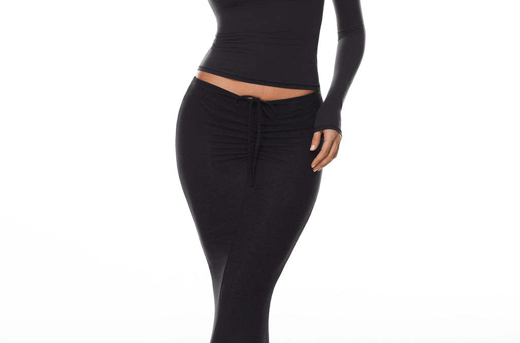 Women's Single-Layer Basic Long Sleeve Shirts Black