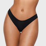 Women's V-shaped Low Rise Thongs 3 Pack Basic 5 (3pack)