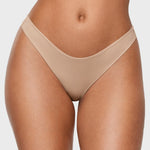 Women's V-shaped Low Rise Thongs 3 Pack Basic 5 (3pack)