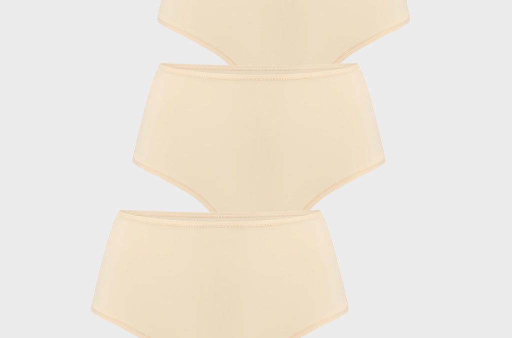 Women's Seamless High Rise Thongs 3 Pack Black 3pack