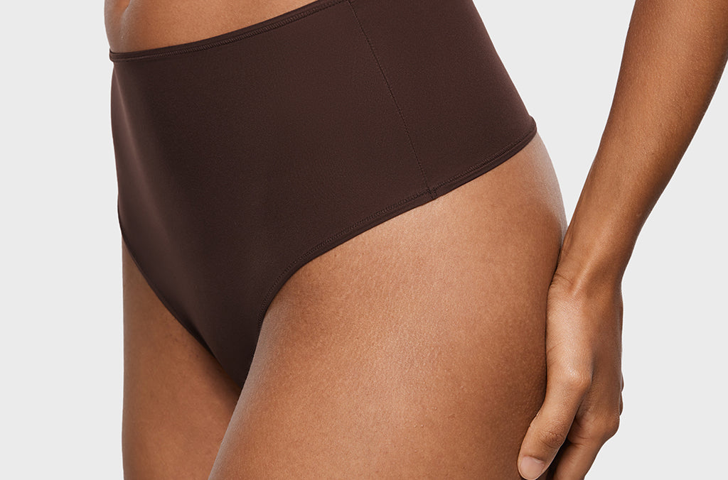 Women's Seamless High Rise Thongs 3 Pack Gravel (3pack)