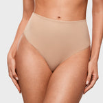 Women's Seamless High Rise Thongs 3 Pack Gravel (3pack)