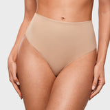 Women's Seamless High Rise Thongs 3 Pack Gravel (3pack)