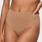 Women's Seamless High Rise Thongs 3 Pack Warm Beige (3pack)