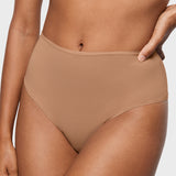 Women's Seamless High Rise Thongs 3 Pack Warm Beige (3pack)