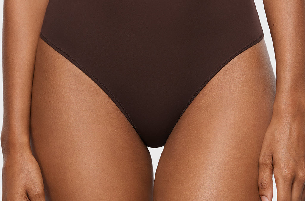 Women's Seamless High Rise Thongs 3 Pack Warm Beige (3pack)