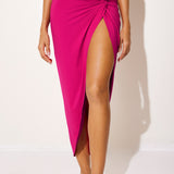 Women's Sexy Beach Cover Up Skirt Granita Pink @model_info:ES1