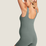 Women's Natrelax® Square Neck Maternity Romper Sweet Pink